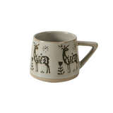 Caneca Natalina de Cerâmica com Alça Resistente ao Calor
