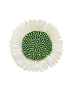 Conjunto de Anéis de Guardanapo Flor Verde Kit com 6 para Festa e Decoração