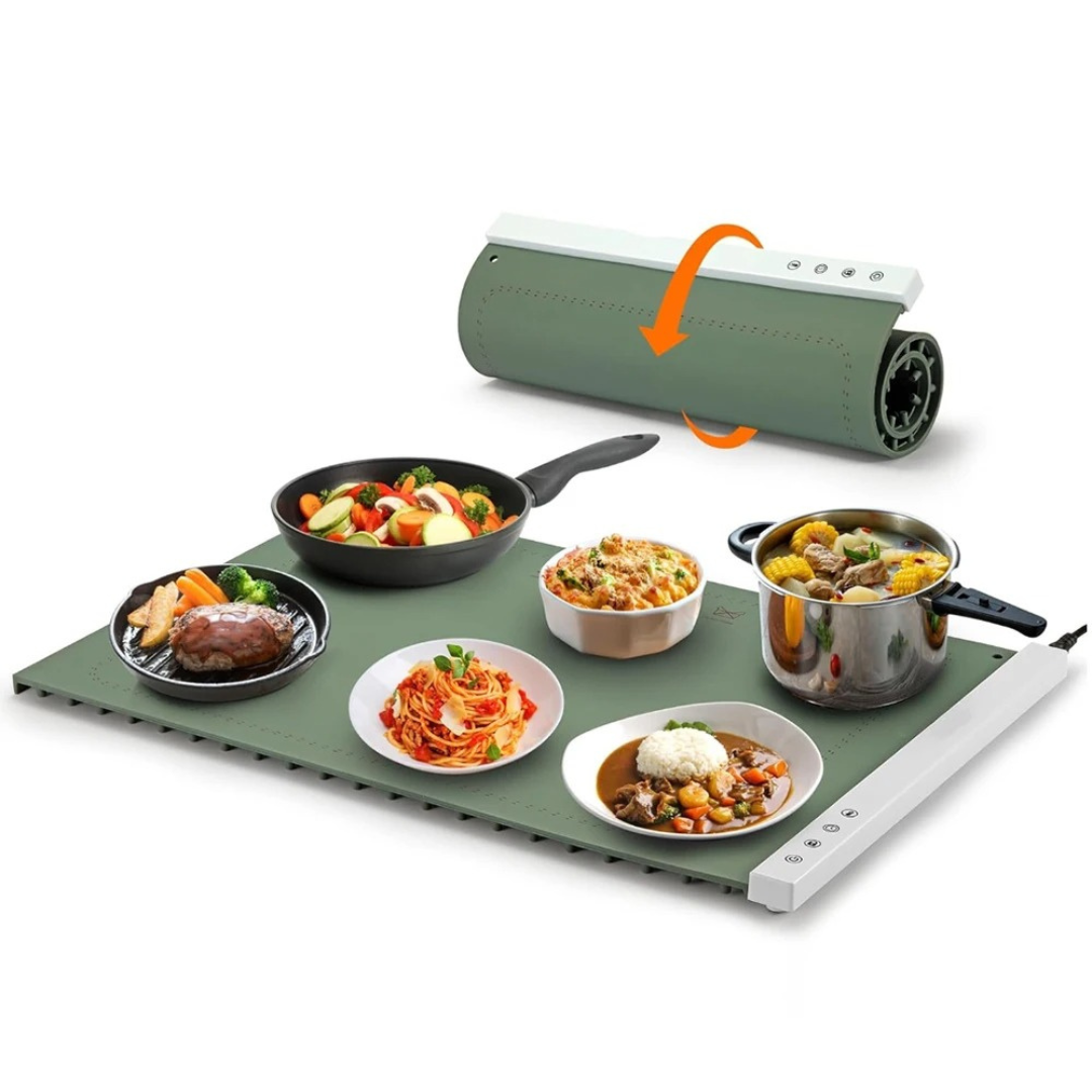Esteira de Aquecimento de Silicone para Buffets com Temperatura Ajustável