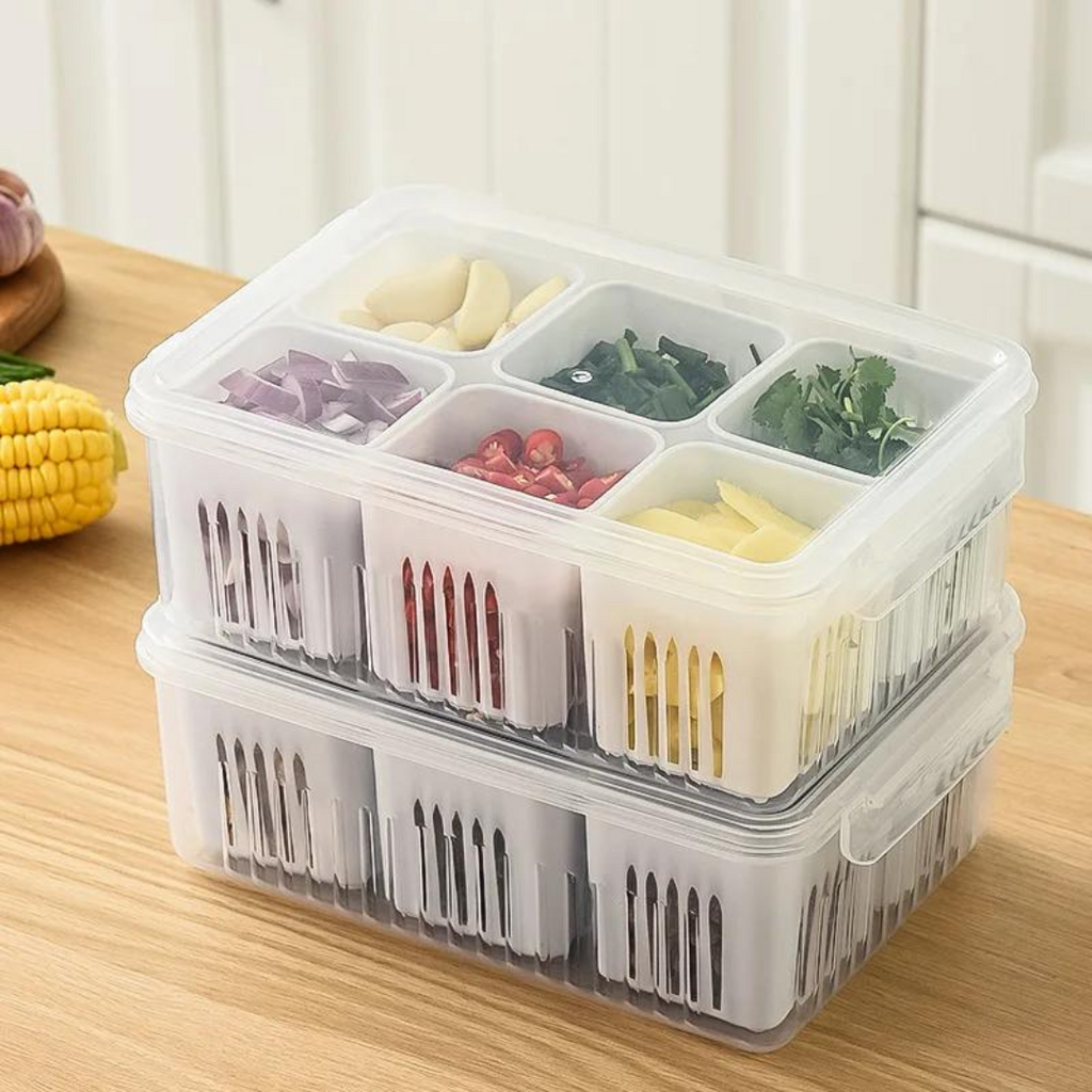 Organizador de Geladeira com Divisórias