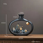 Vaso Escultura Montanhas Serenas