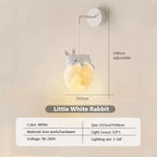Luminária Infantil Nordic Rabbit & Bear