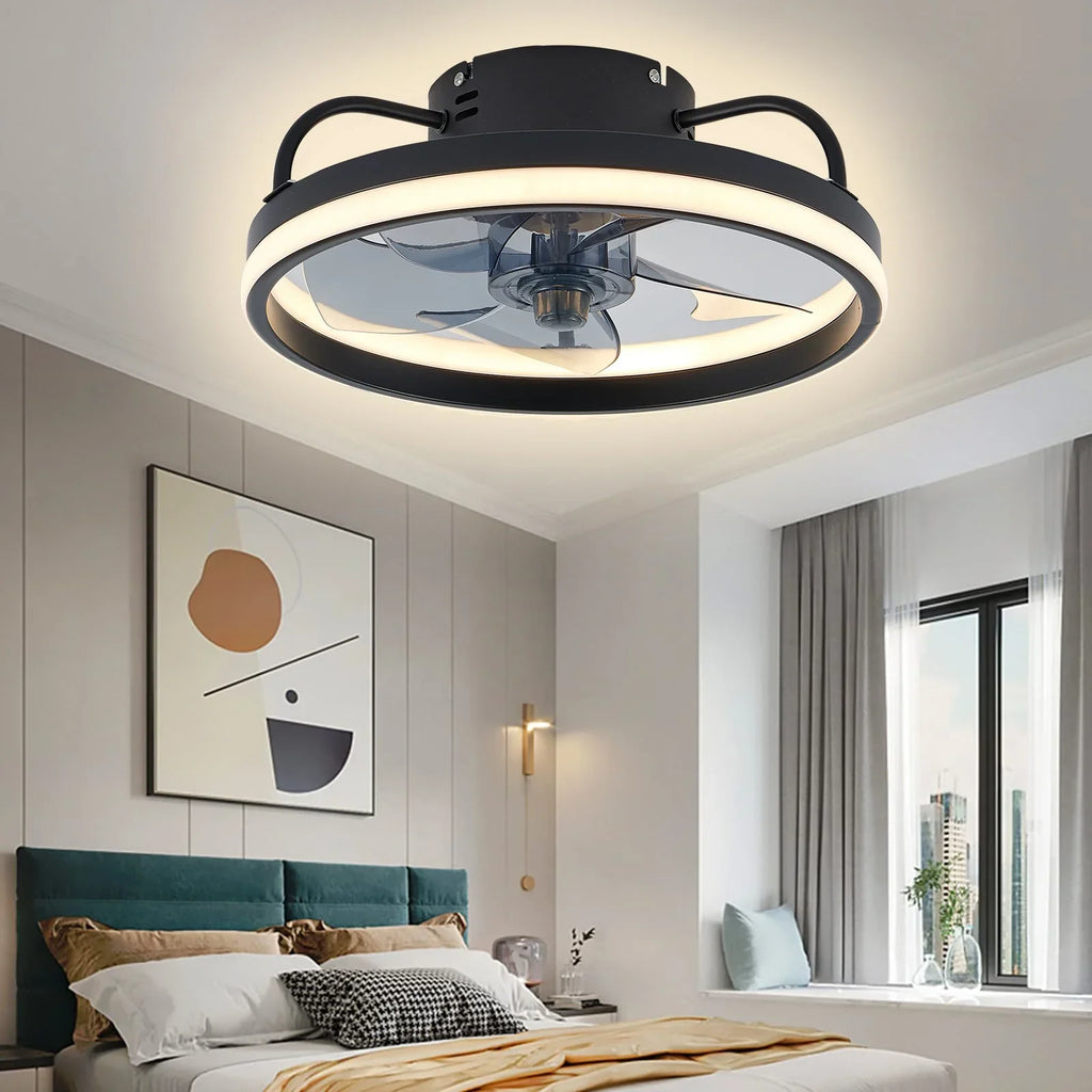 Ventilador de teto portatil com iluminação - Ventiluz Elegance