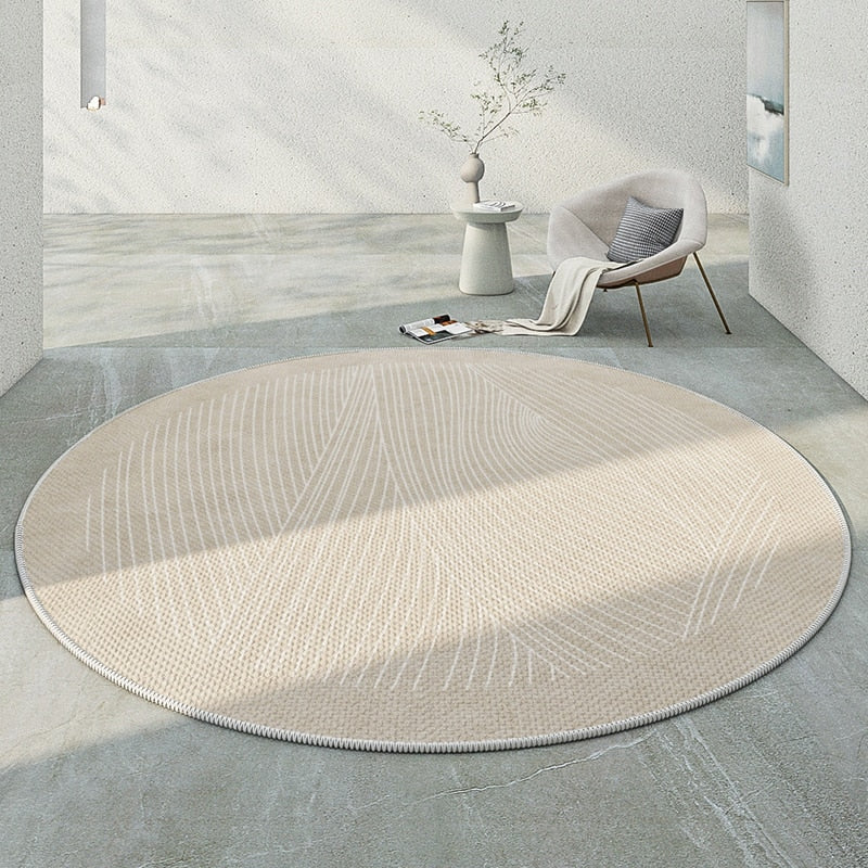 Tapete Decorativo Moderno Redondo - Coleção Japão