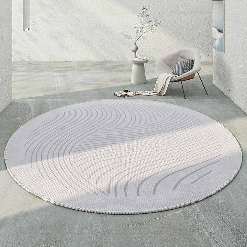 Tapete Decorativo Moderno Redondo - Coleção Japão