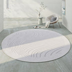 Tapete Decorativo Moderno Redondo - Coleção Japão