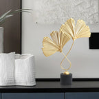 Escultura decorativa de Metal Premuim - Abstrata Elegância Natural
