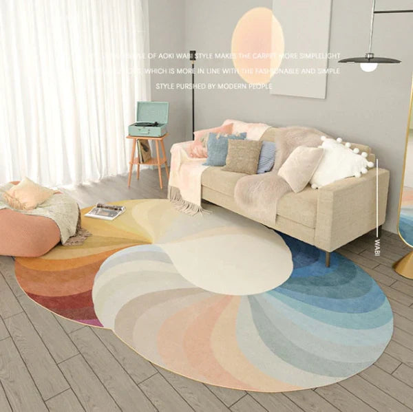 PROMO OUTLET - Tapete Decorativo Orgânico Abstrato Irregular - Nordic Europe