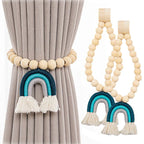 Amarra de Cortinas Infantis Boho Arco-Íris