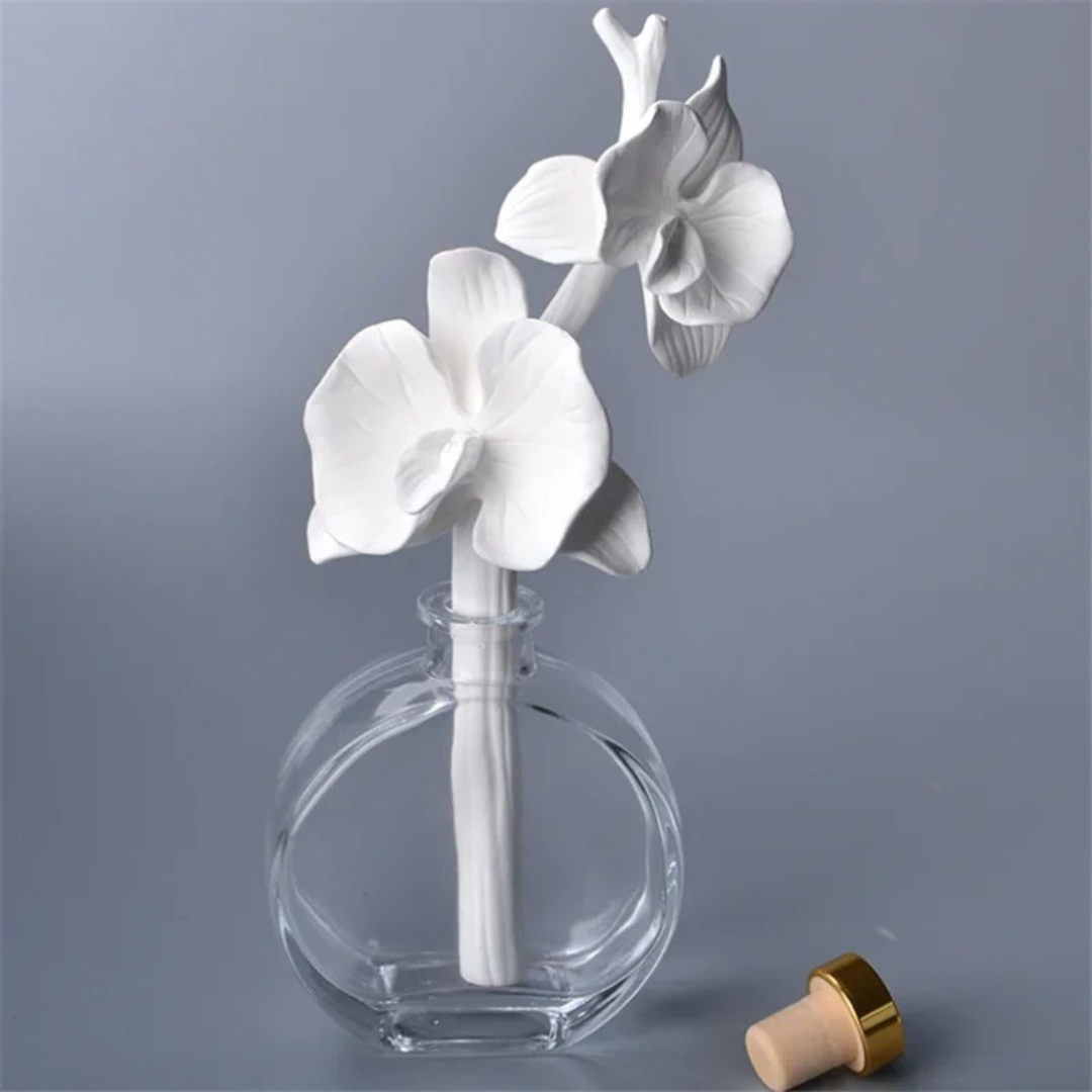 Vareta para Difusor em Cerâmica com Formato de Flor