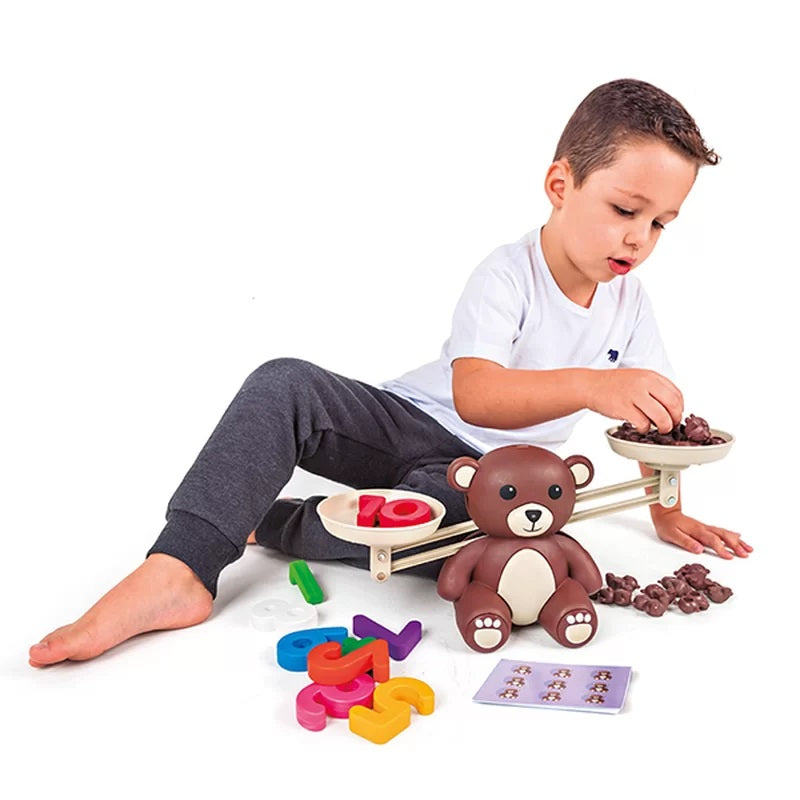 Balança Infantil de Ursinho Didática - Brinquedo Educativo