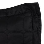 Kit Colcha Cobre Leito Matelassê 200 Fios Dupla Face Berlim Preto